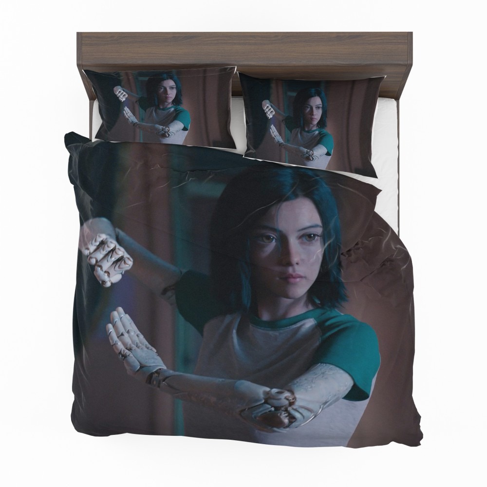 Alternative view of Alita Battle Angel Movie Women Warrior Bedding Set - Custom Bedding Set