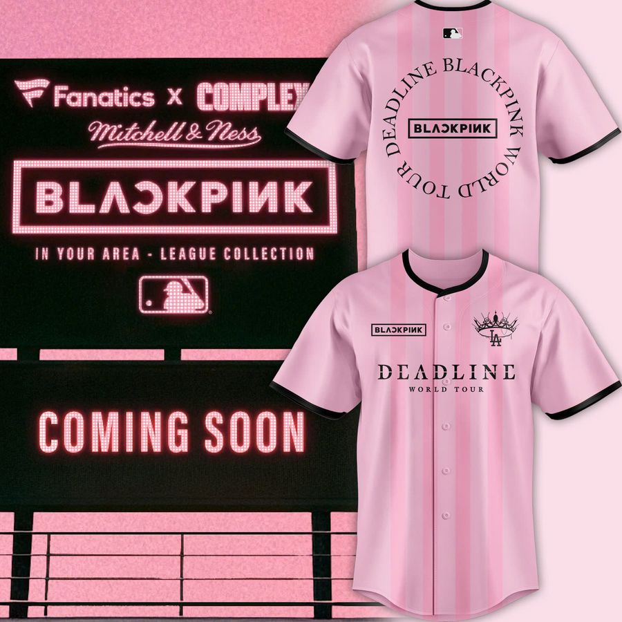 All Team Mlb X Blackpink World 25 Baseball Jersey