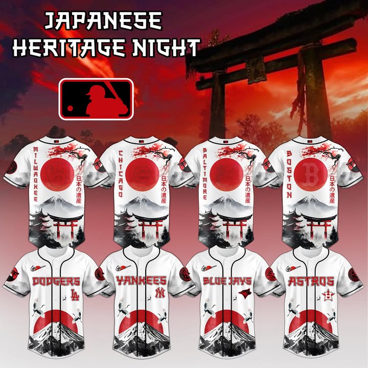 All Team Mlb X Japanese Heritage Night Limited Edition Baseball Jersey