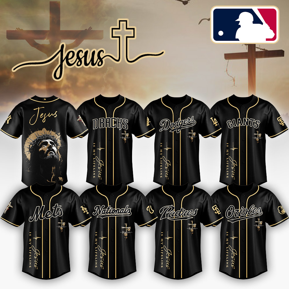 All Team Mlb X Jesus Baseball Jersey Colab