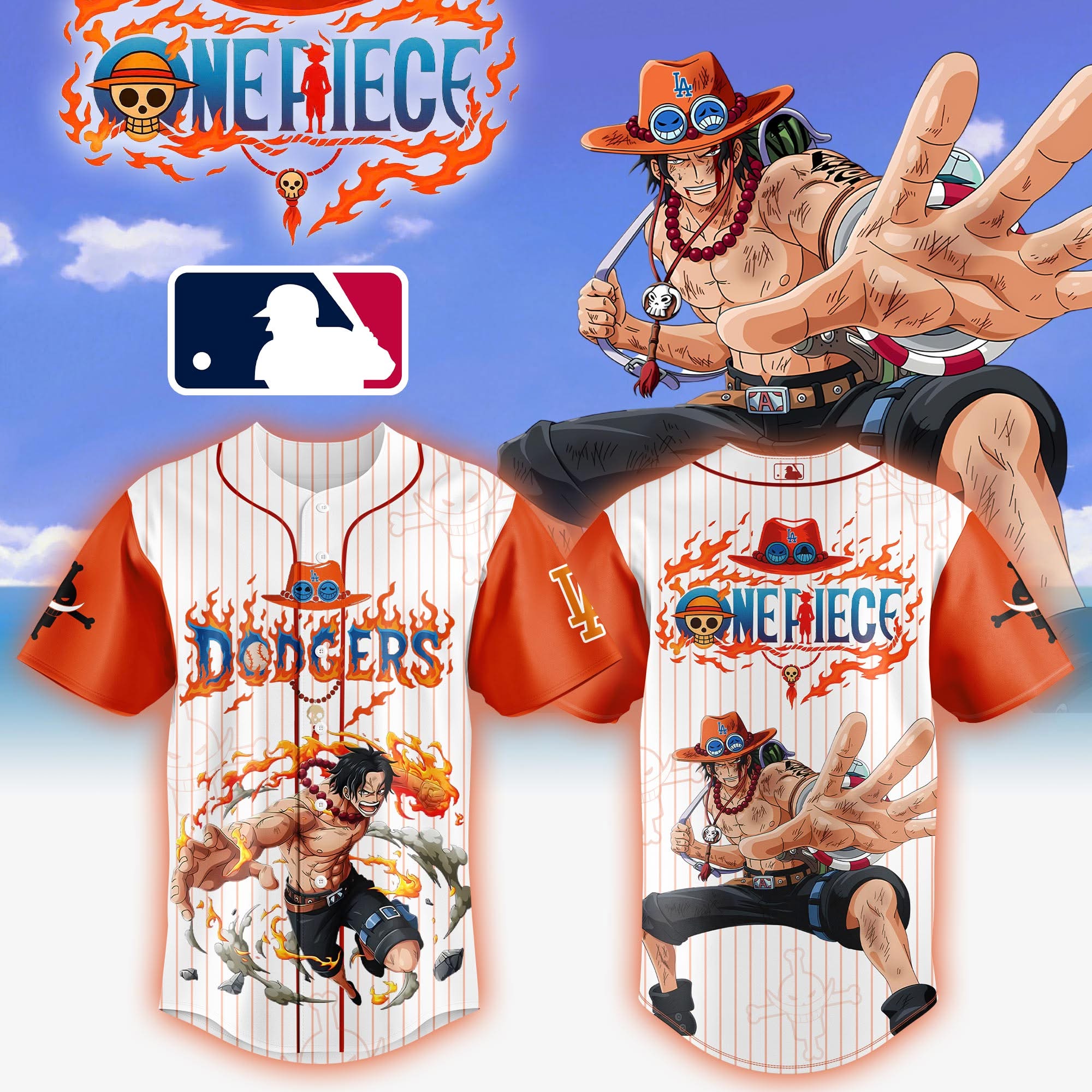 All Team Mlb X One Piece Night Baseball Jersey