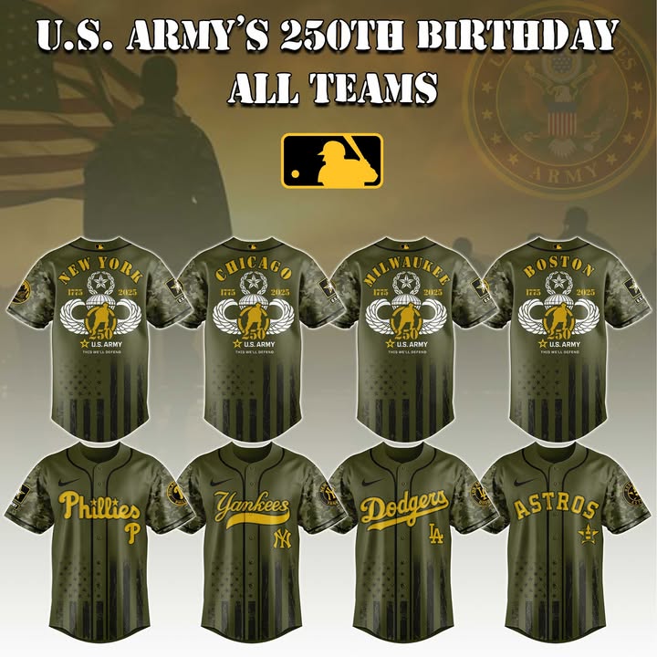All Team Mlb X U.s. Army This We'll Defend Baseball Jersey