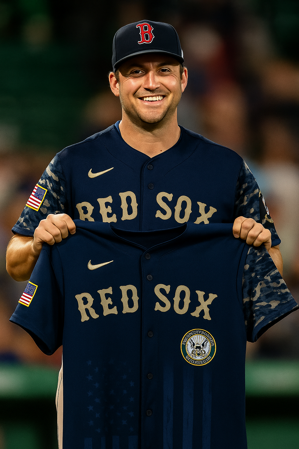 Alternative view of All Team Mlb X Us Navy Appreciation Special Edition Baseball Jersey