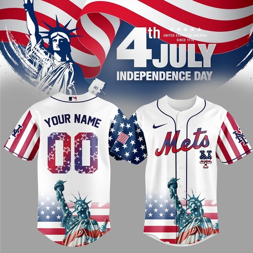 Alternative view of All Team Mlb X Usa Independence Day Baseball Jersey 2025