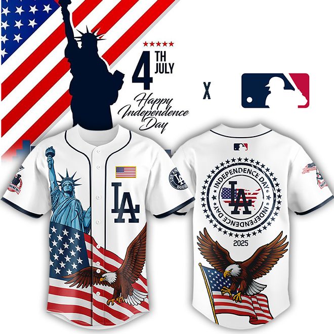 Alternative view of All Team Mlb X Usa Independence Day Limited Edition Baseball Jersey 2025