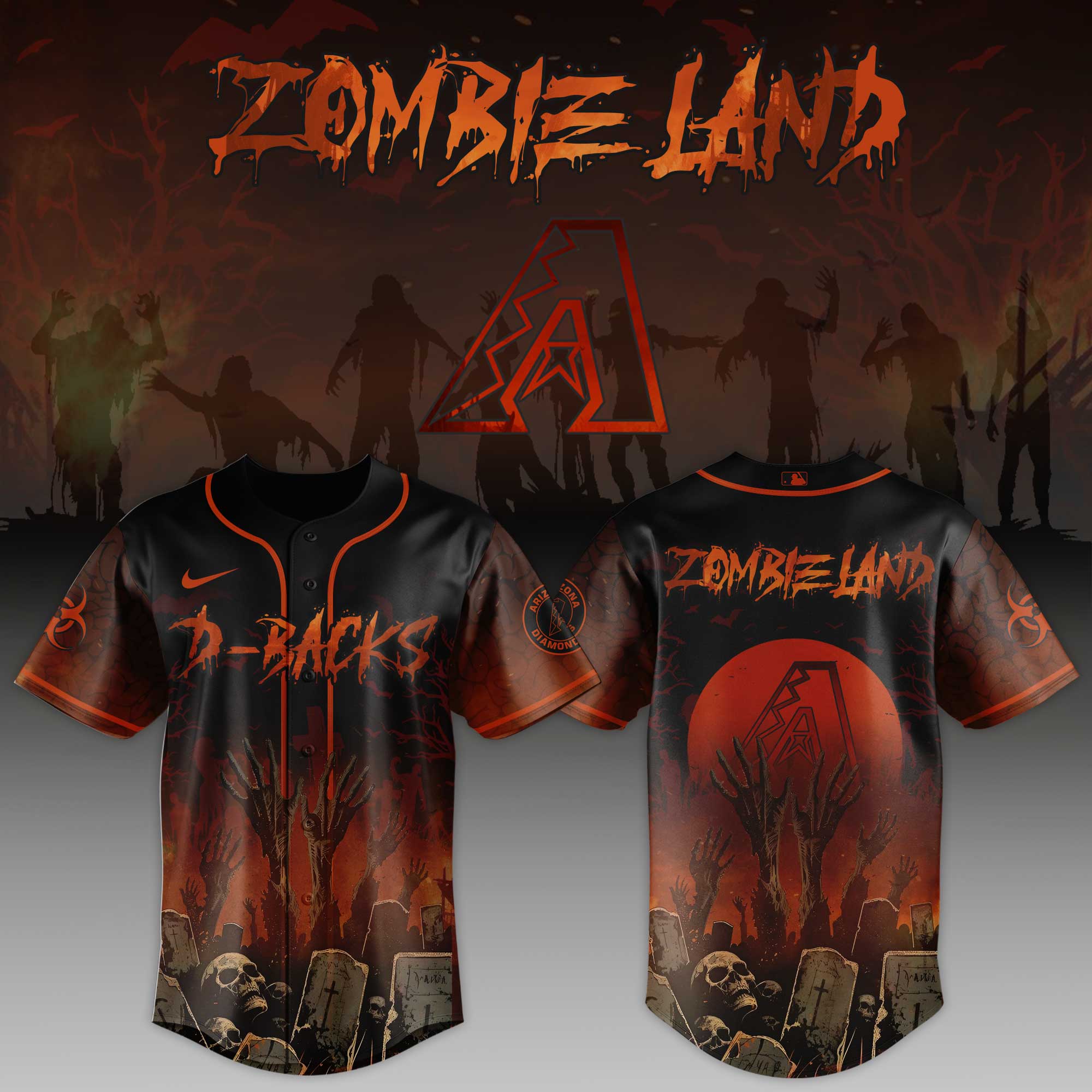 All Team Mlb X Zombieland Baseball Jersey
