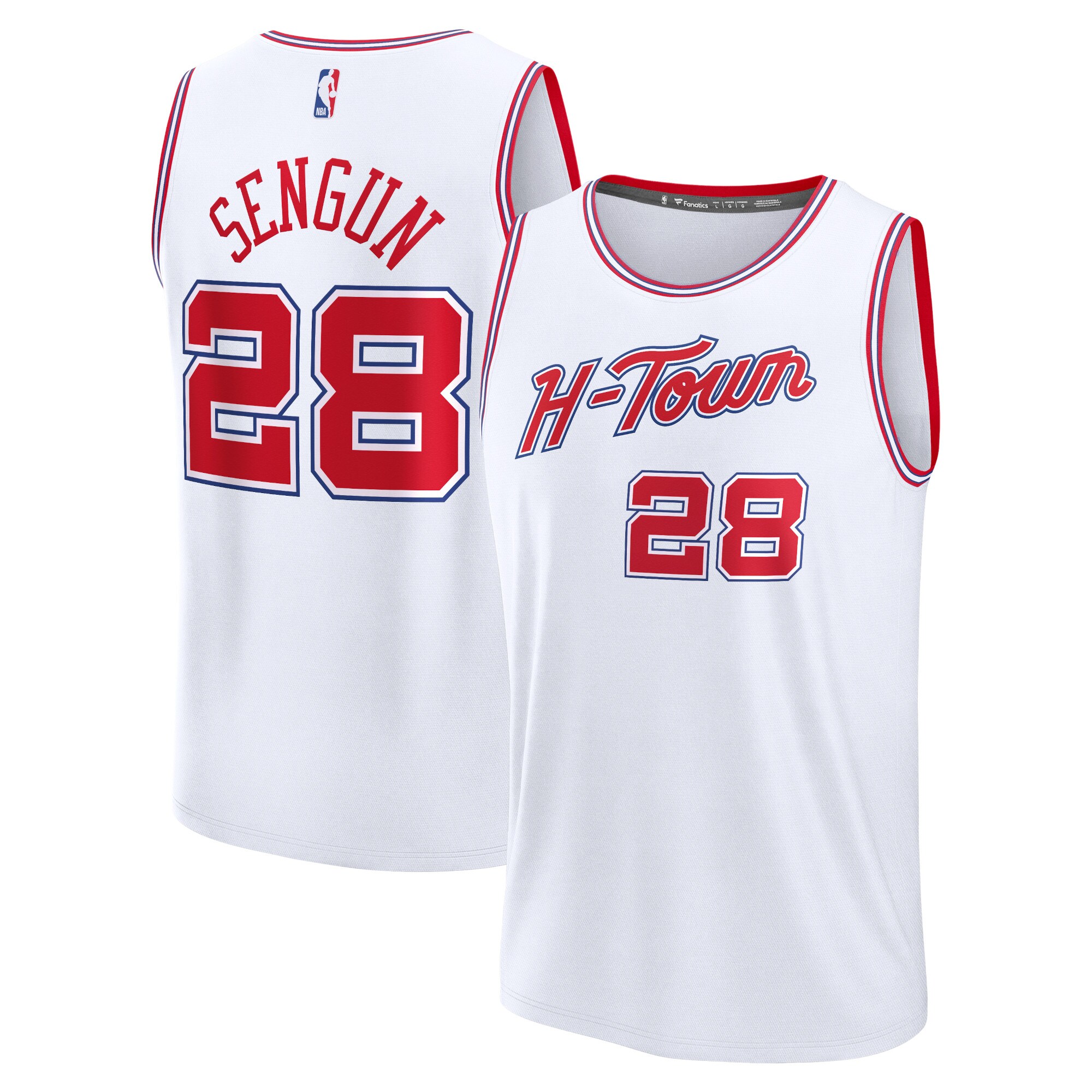 Alperen Sengun Houston Rockets Fanatics Fast Break Jersey - White - City Edition