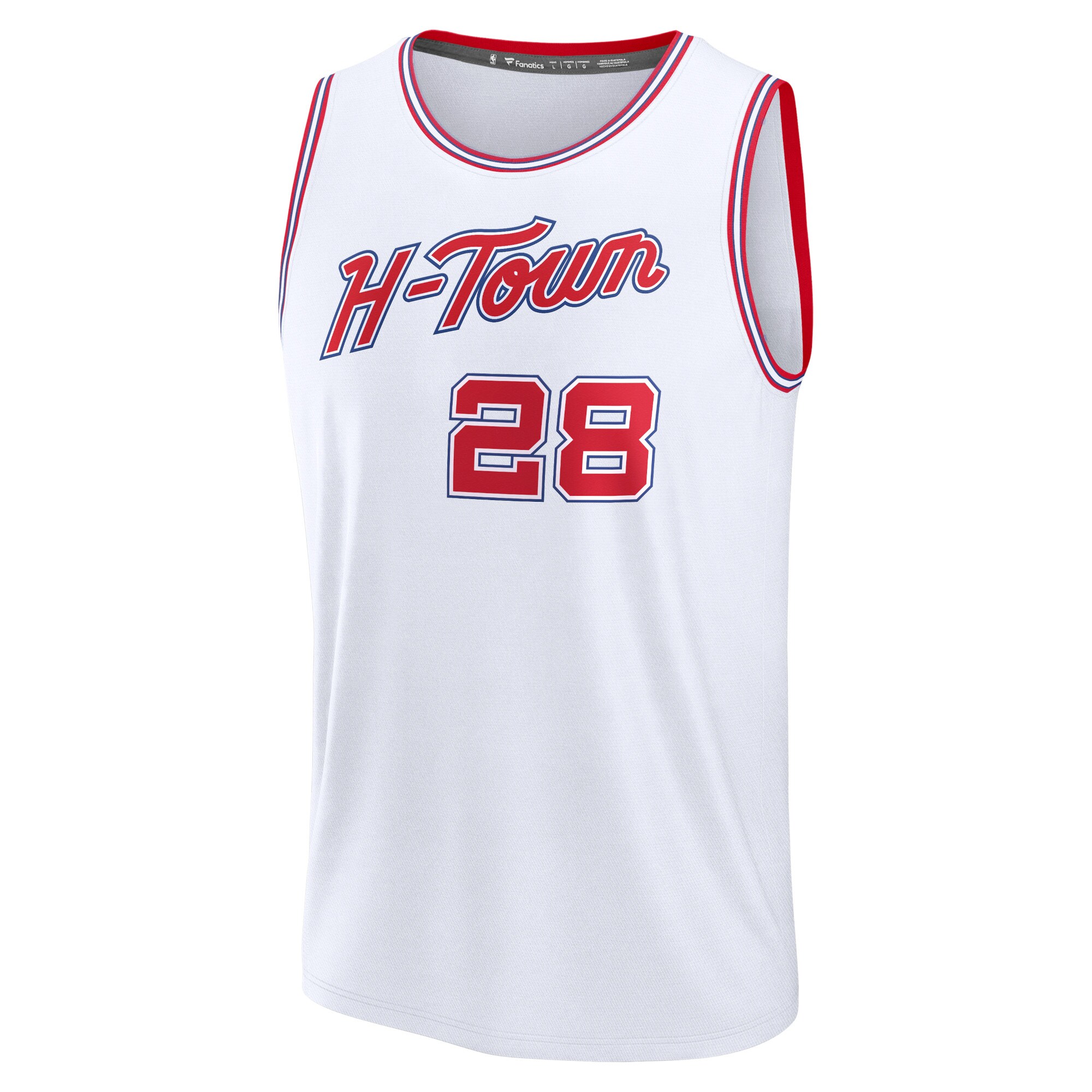 Alternative view of Alperen Sengun Houston Rockets Fanatics Fast Break Jersey - White - City Edition