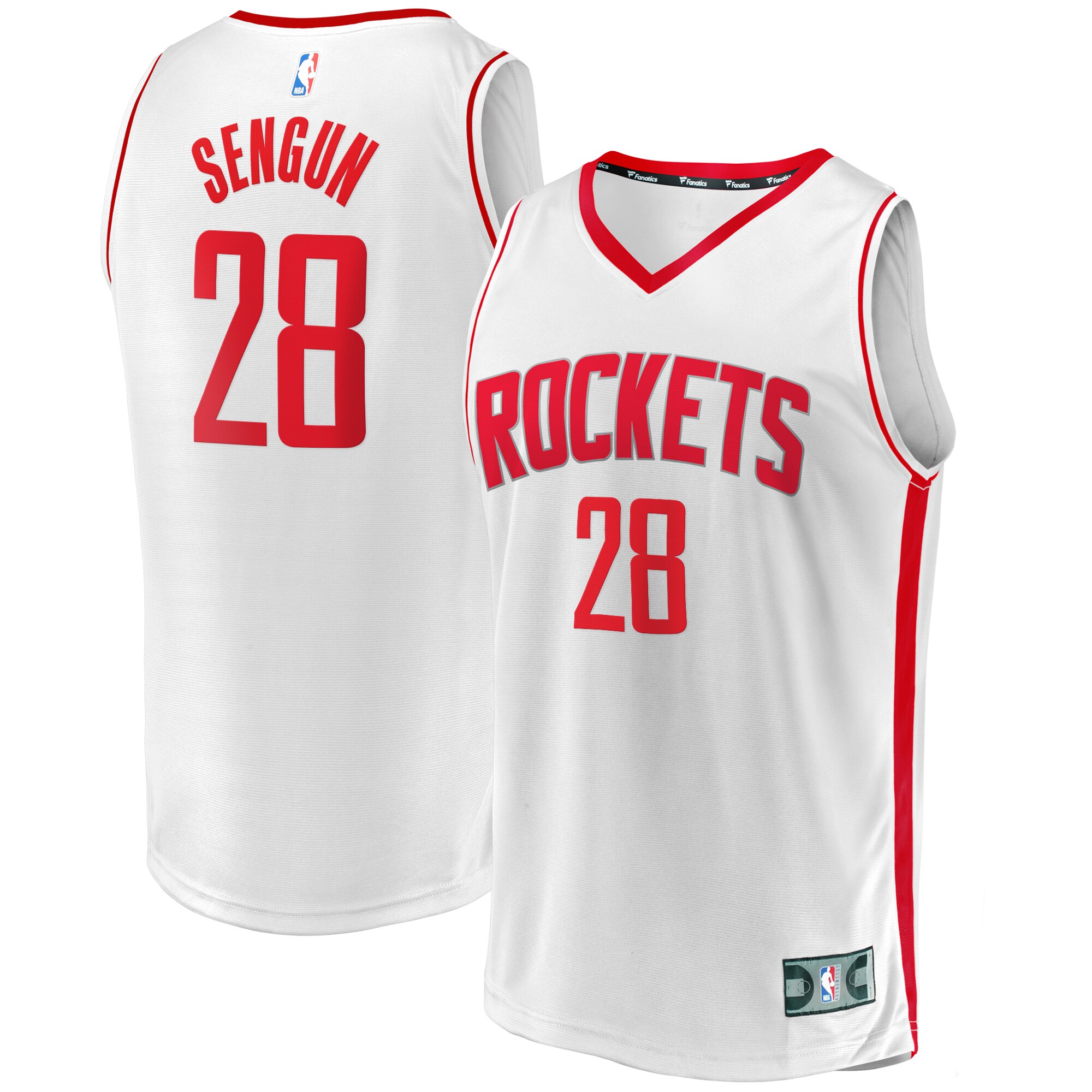 Alperen Sengun Houston Rockets Fanatics Fast Break Replica Player Jersey - Association Edition - White
