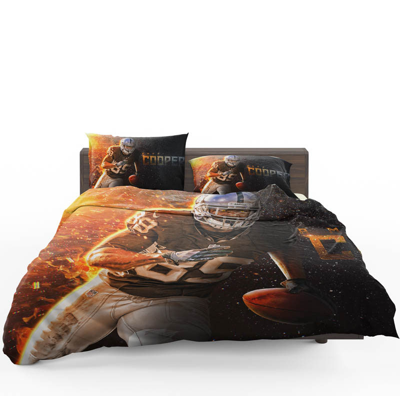 Alternative view of Amari Cooper Oakland Raiders Nfl Football Bedding Sets - Custom Bedding Set