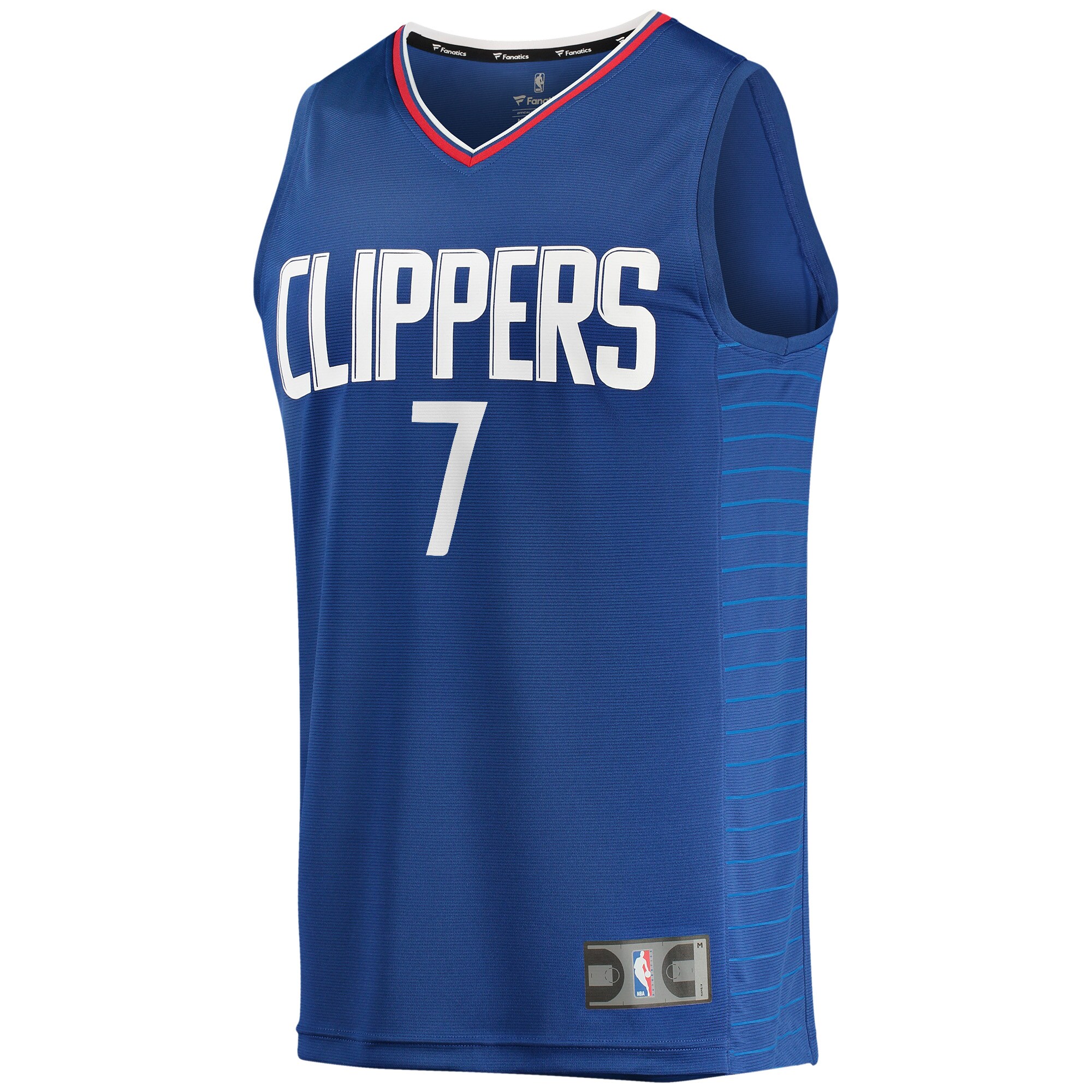 Alternative view of Amir Coffey La Clippers Fanatics Youth Fast Break Player Jersey - Icon Edition - Royal
