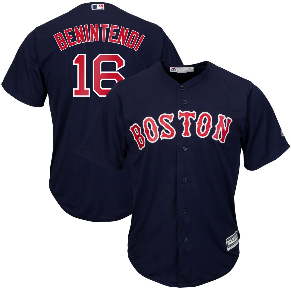 Andrew Benintendi Boston Red Sox Majestic Big & Tall Alternate Cool Base Player Jersey - Navy