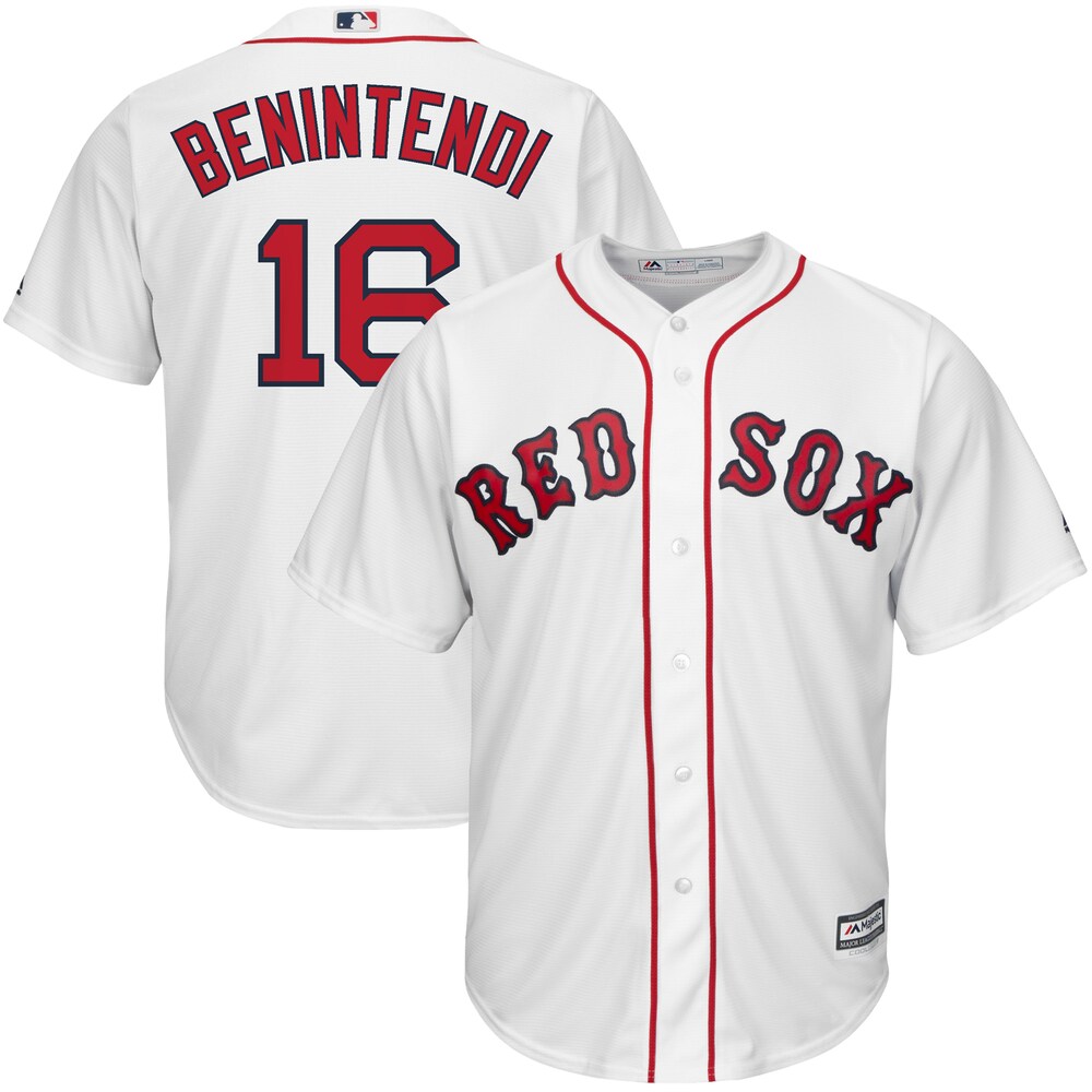 Andrew Benintendi Boston Red Sox Majestic Home Official Cool Base Player Jersey - White Color