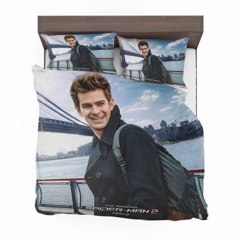 Alternative view of Andrew Garfield In The Amazing Spider-Man 2 Movie Bedding Set - Custom Bedding Set