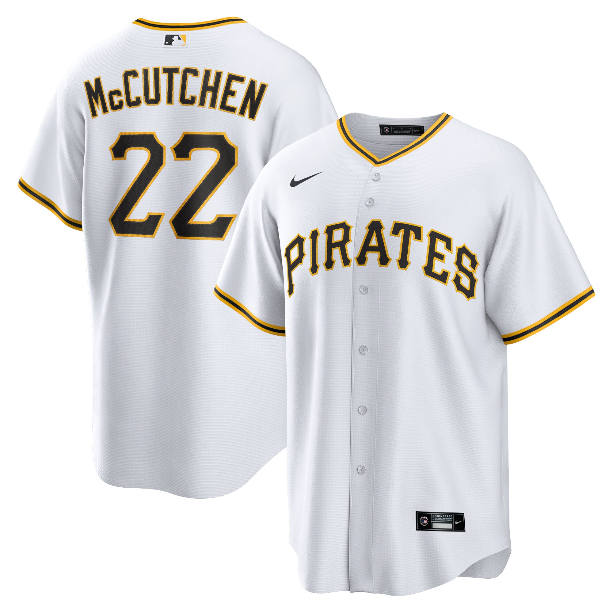 Andrew Mccutchen Pittsburgh Pirates Replica Player Jersey - White