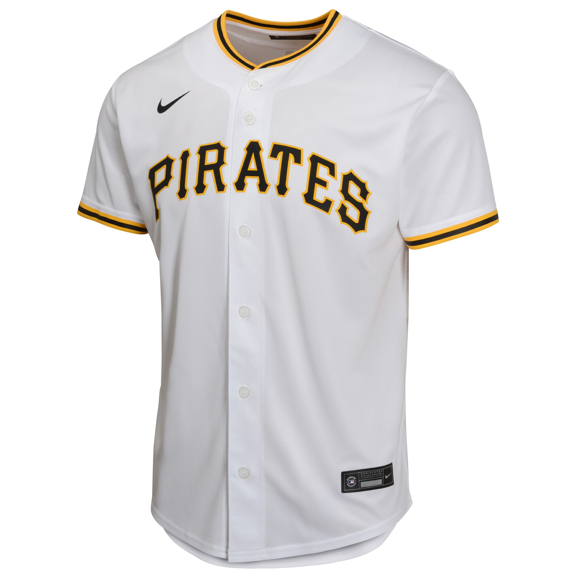 Alternative view of Andrew Mccutchen Pittsburgh Pirates Youth Home Game Player Jersey - White