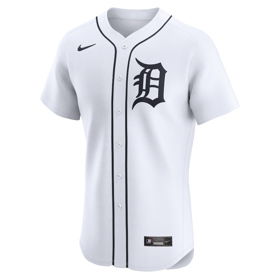 Alternative view of Andy Ibanez 77 Detroit Tigers Home Elite Player Men Jersey - White