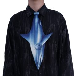 Animals Tie Shaped Novelty Tie, Shark Shaped Tie, Vintage Holiday Gift, Tie Gift, Tie Accessories