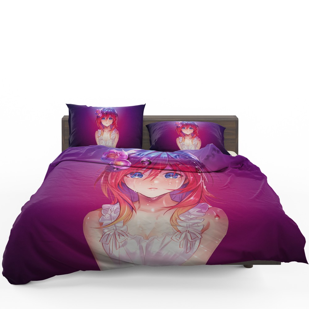 Anime Girl Feeling Desire Bedding Set - Custom Bedding Set