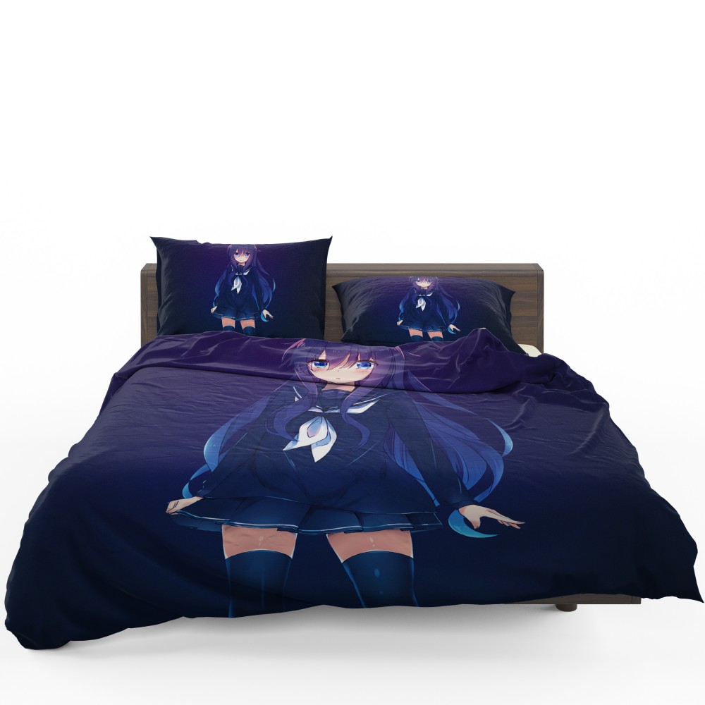 Anime Girl School Uniform Bedding Set - Custom Bedding Set