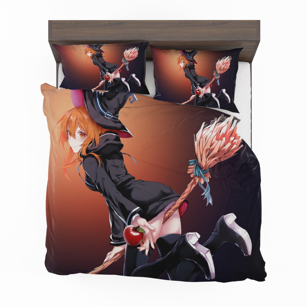 Alternative view of Anime Girl Wich Magic Teen Bedding Set - Custom Bedding Set