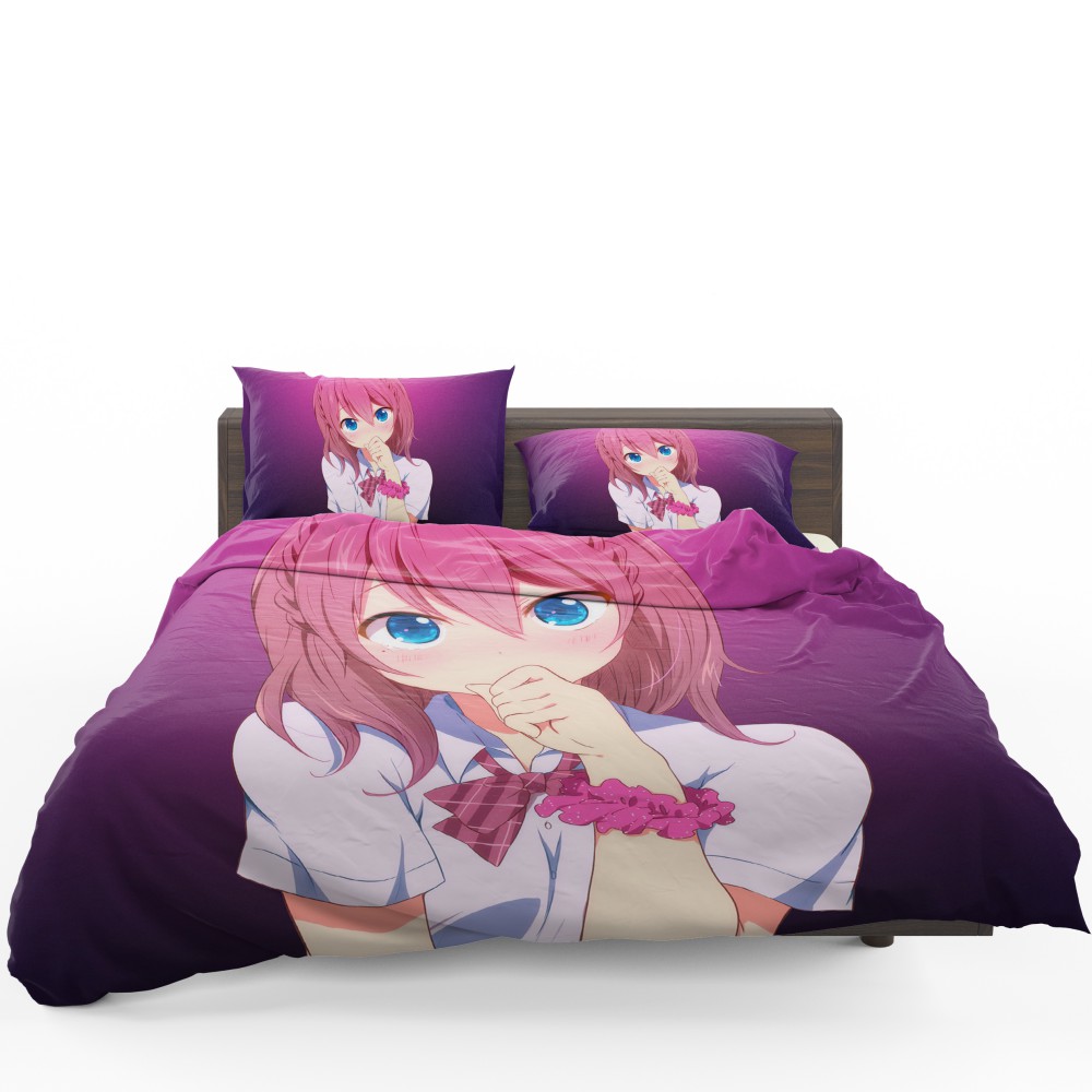 Anime Girl Yawning Teen Bedding Set - Custom Bedding Set