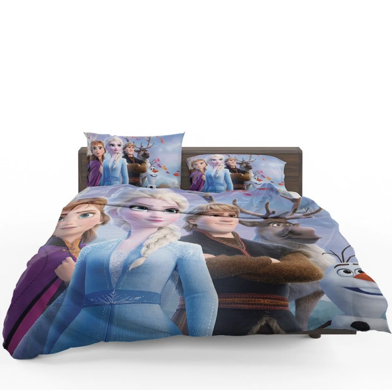 Anna Elsa Kristoff In Frozen 2 Disney Movie Bedding Set - Custom Bedding Set