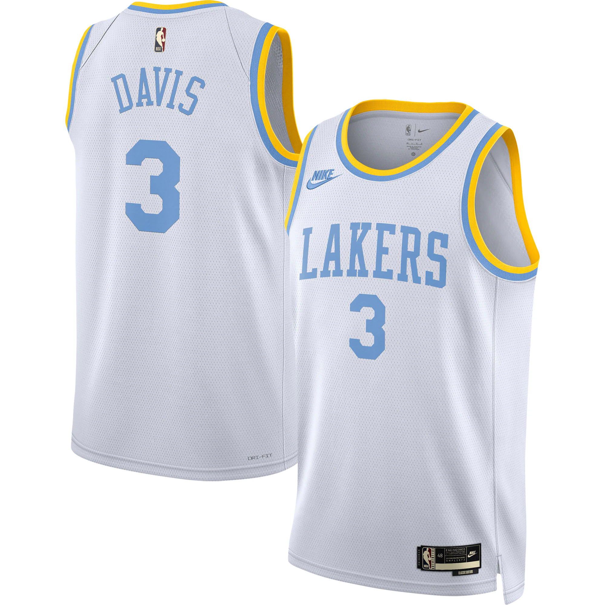 Anthony Davis Los Angeles Lakers Swingman Jersey - Classic Edition - White