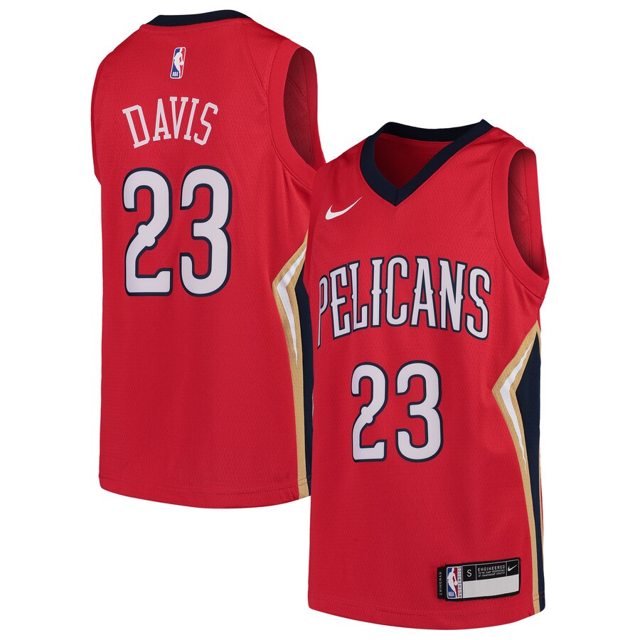 Anthony Davis New Orleans Pelicans Youth Swingman Jersey - Red