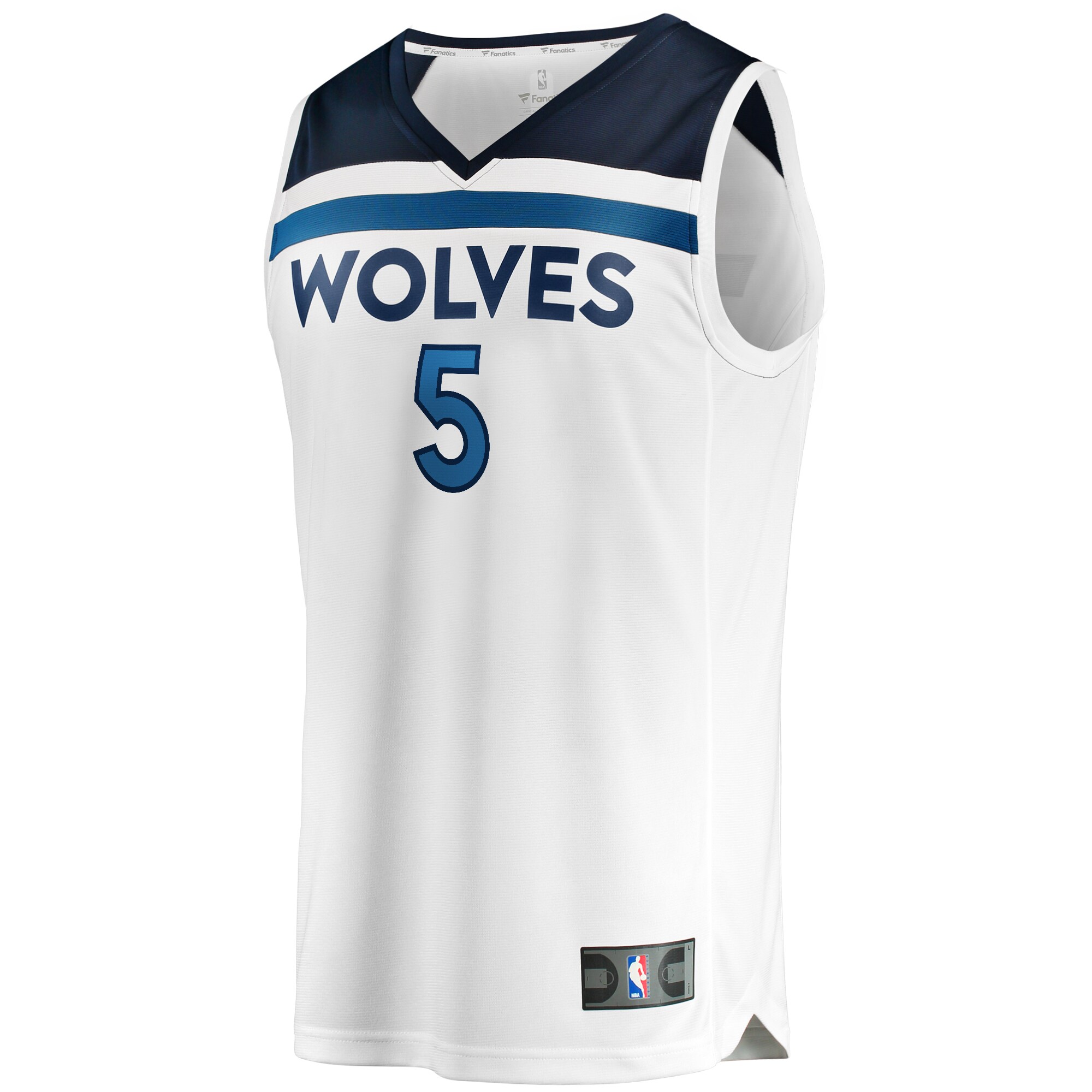 Alternative view of Anthony Edwards Minnesota Timberwolves Fanatics Fast Break Replica Player Jersey - Association Edition - White