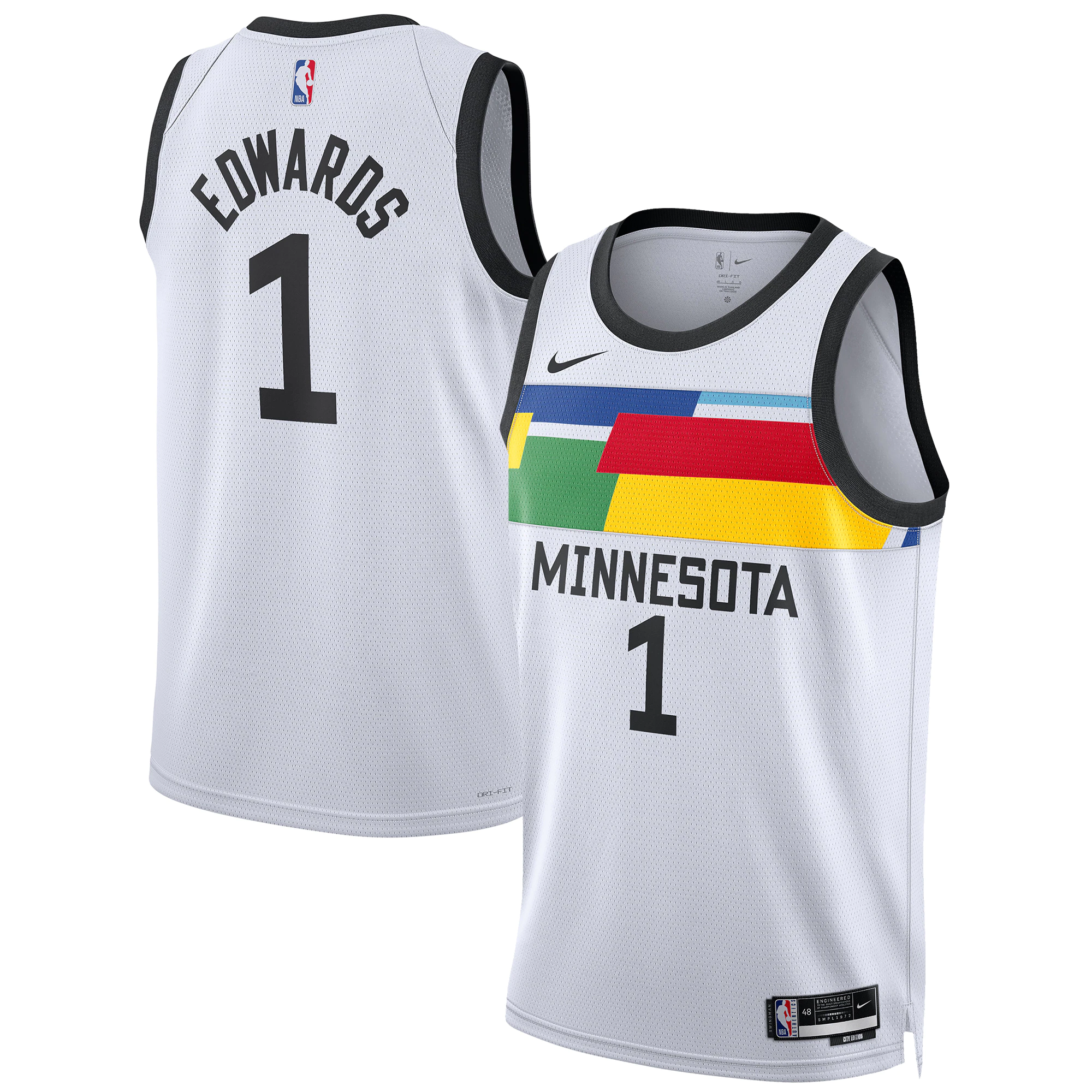 Anthony Edwards Minnesota Timberwolves Unisex 2022/23 Swingman Jersey - City Edition - White