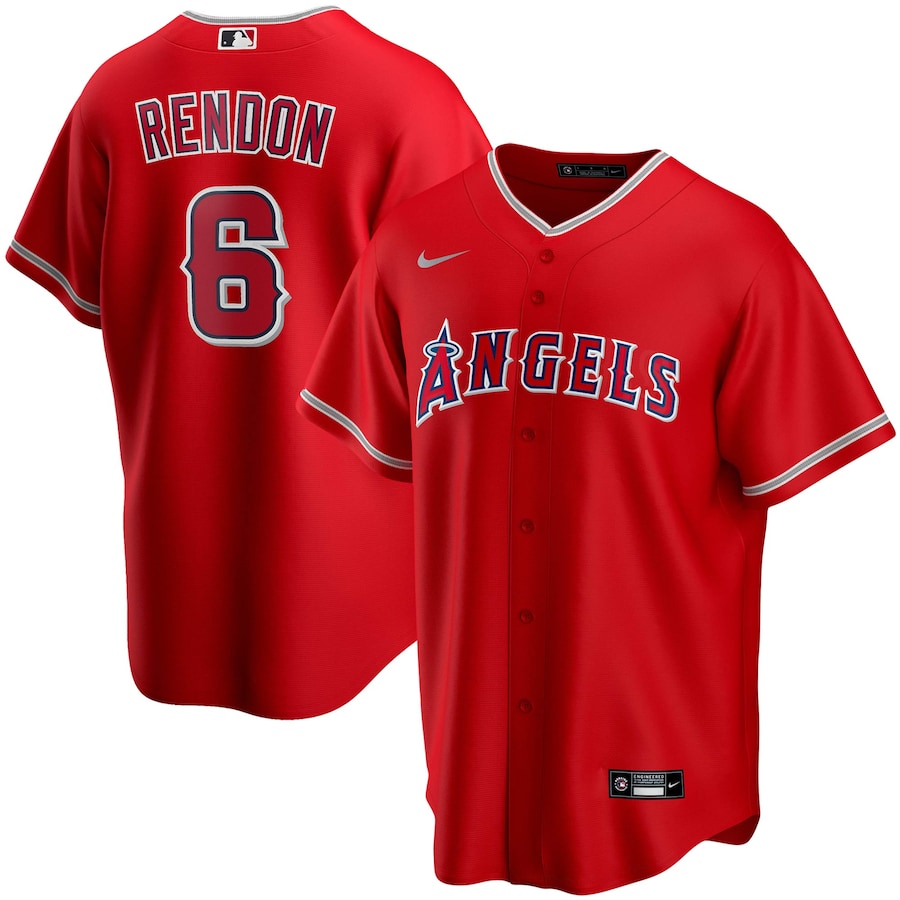 Anthony Rendon Los Angeles Angels Alternate 2020 Replica Player Jersey ÃƒÂ¢Ã¢â€šÂ¬Ã¢â‚¬Å“ Red