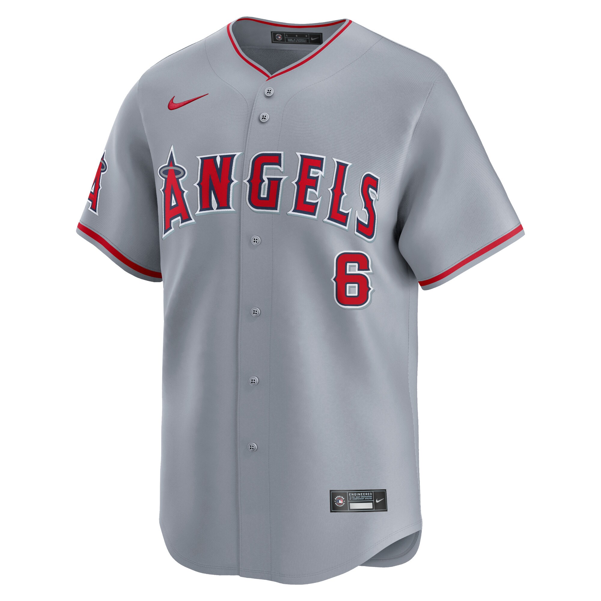 Alternative view of Anthony Rendon Los Angeles Angels Away Limited Player Jersey - Gray
