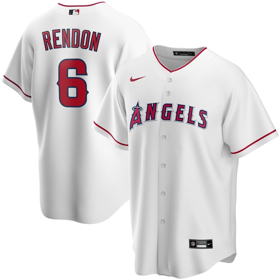 Anthony Rendon Los Angeles Angels Home 2020 Replica Player Jersey ÃƒÂ¢Ã¢â€šÂ¬Ã¢â‚¬Å“ White