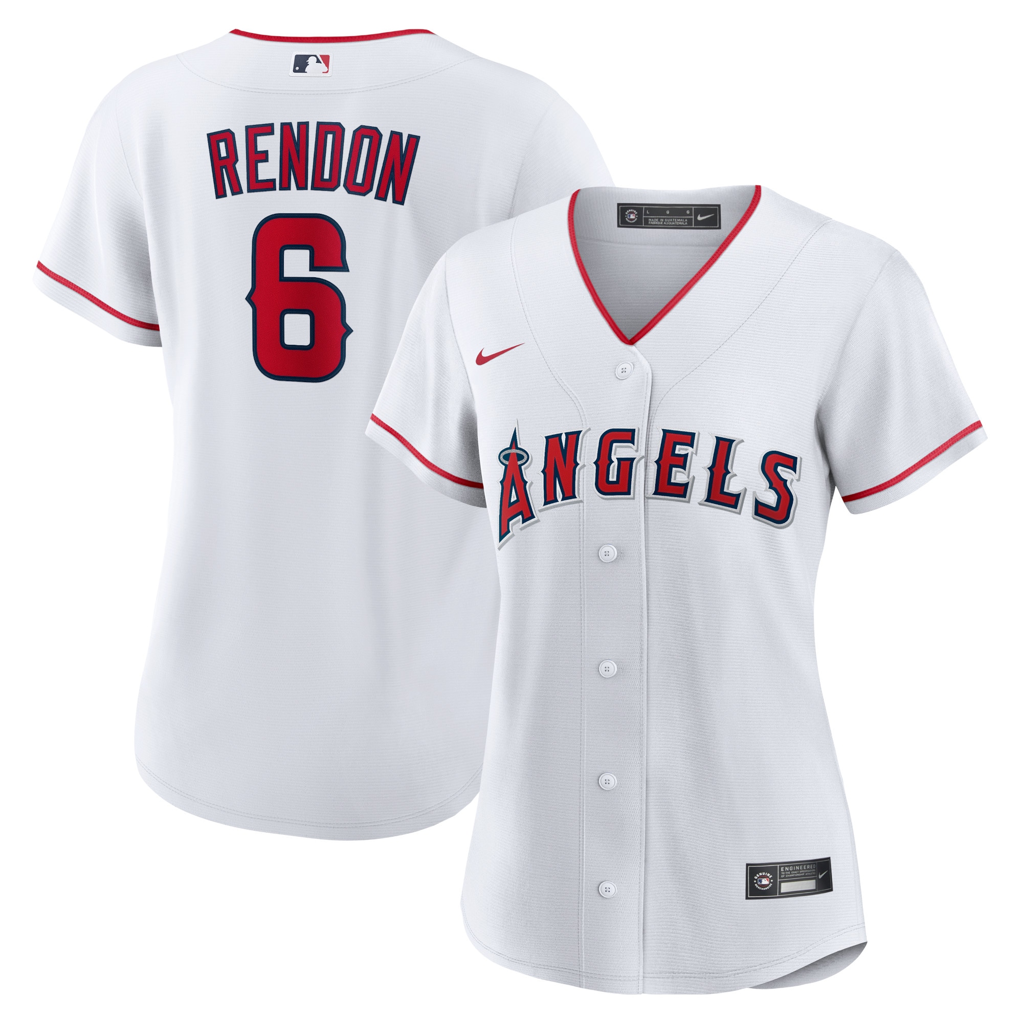 Anthony Rendon Los Angeles Angels Women’s Home Replica Player Jersey – White