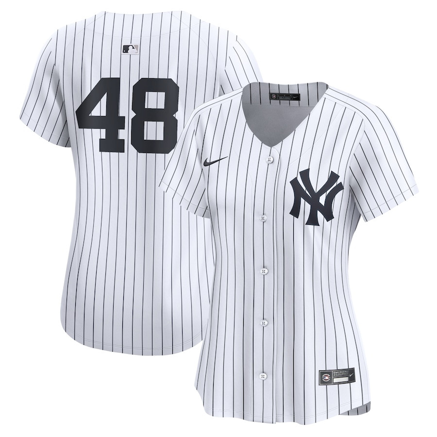 Anthony Rizzo 48 New York Yankees Women Home Limited Player Jersey - White 