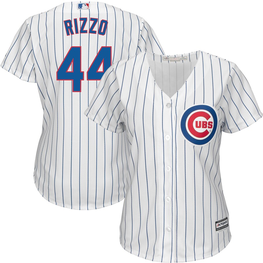 Anthony Rizzo Chicago Cubs Majestic Women's Cool Base Player Jersey - White