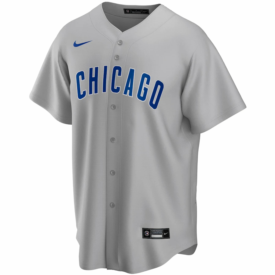 Alternative view of Anthony Rizzo Chicago Cubs Road 2020 Replica Player Jersey ÃƒÂ¢Ã¢â€šÂ¬Ã¢â‚¬Å“ Gray