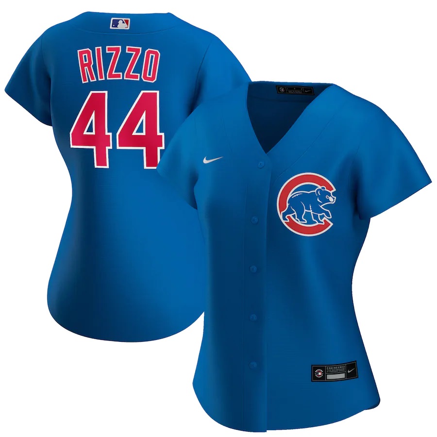 Anthony Rizzo Chicago Cubs Women's Alternate 2020 Replica Player Jersey ÃƒÂ¢Ã¢â€šÂ¬Ã¢â‚¬Å“ Royal