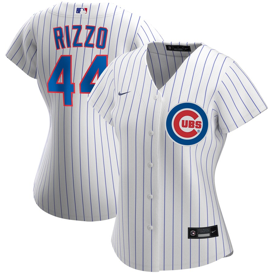 Anthony Rizzo Chicago Cubs Women's Home 2020 Replica Player Jersey ÃƒÂ¢Ã¢â€šÂ¬Ã¢â‚¬Å“ White