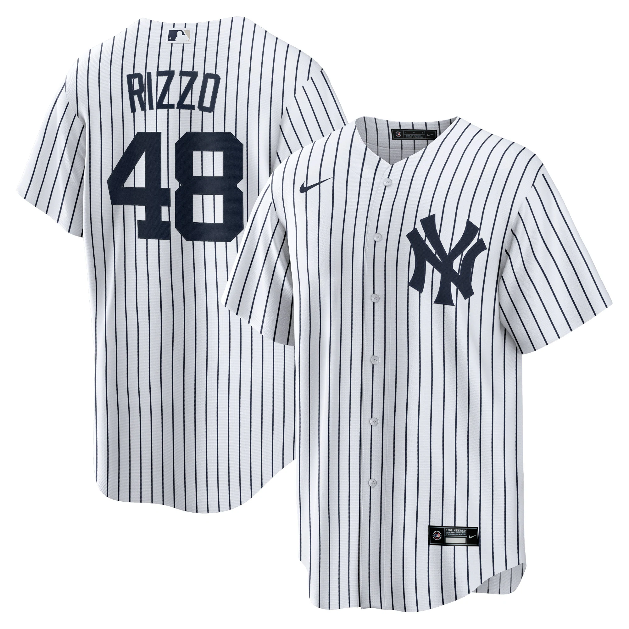 Anthony Rizzo New York Yankees Home Official Replica Player Jersey – White