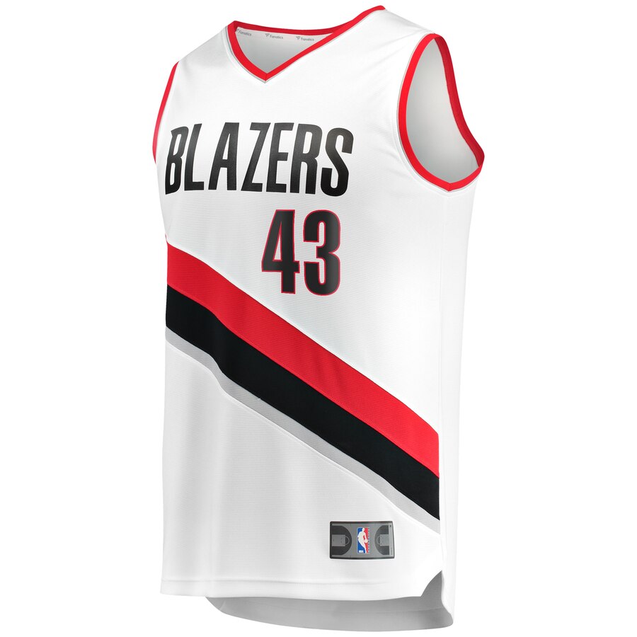 Alternative view of Anthony Tolliver Portland Trail Blazers Fanatics Branded Youth Fast Break Replica Jersey White - Association Edition