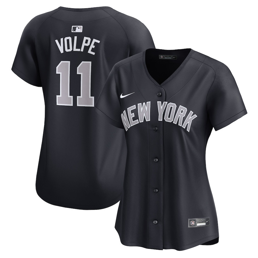 Anthony Volpe 11 New York Yankees Alternate Limited Women Jersey - Navy 