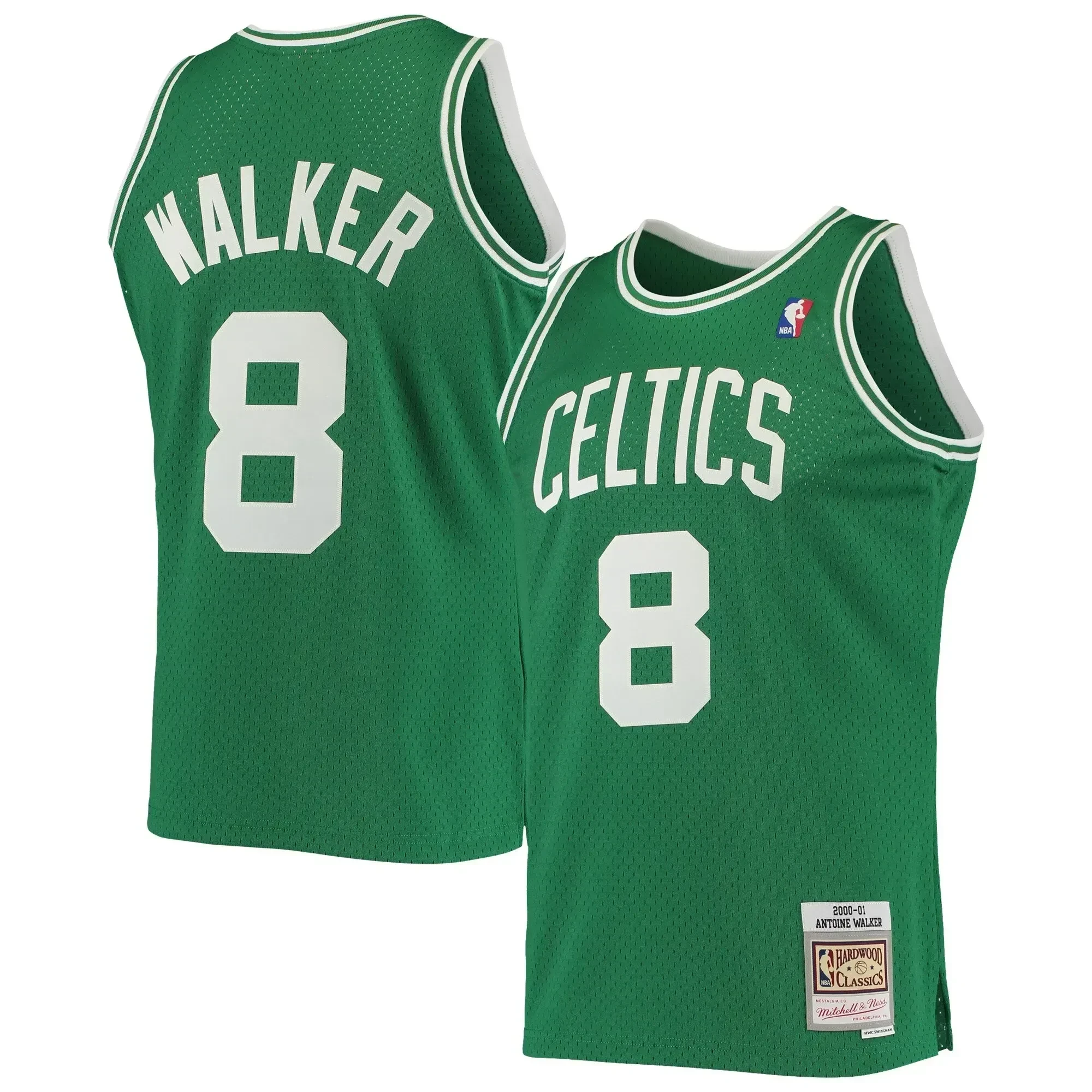 Antoine Walker Boston Celtics Mitchell & Ness Hardwood Classics Swingman Jersey - Kelly Green - JS691