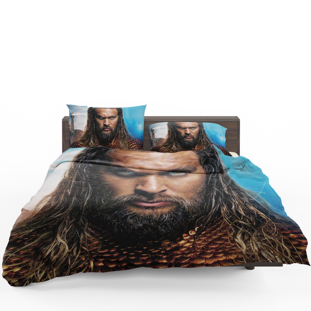 Aquaman Movie Jason Momoa Bedding Set - Custom Bedding Set