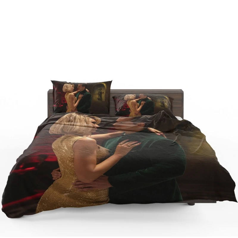 Argylle Movie Henry Cavill Dua Lipa Bedding Set - Custom Bedding Set