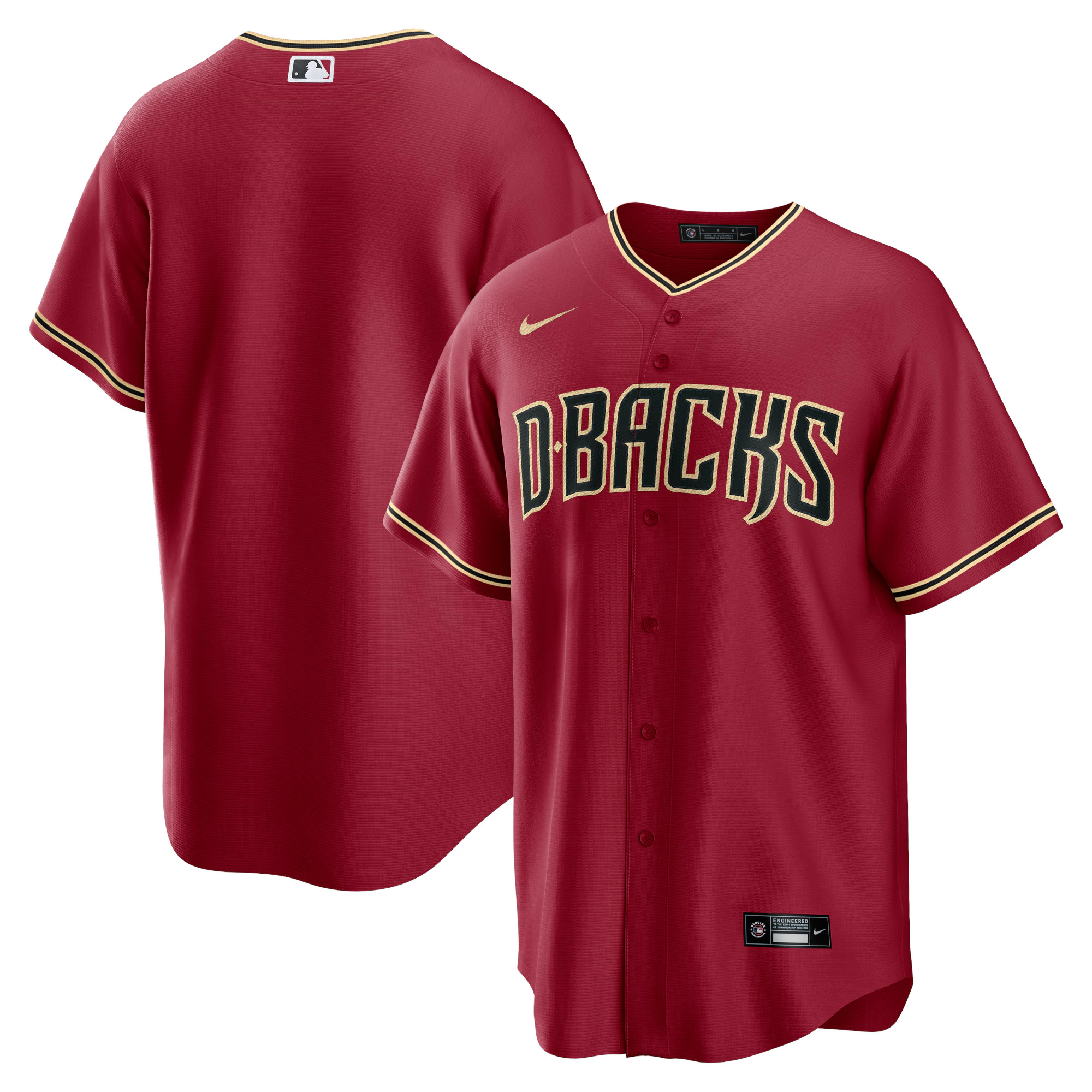 Arizona Diamondbacks Alternate Replica Team Jersey – Red