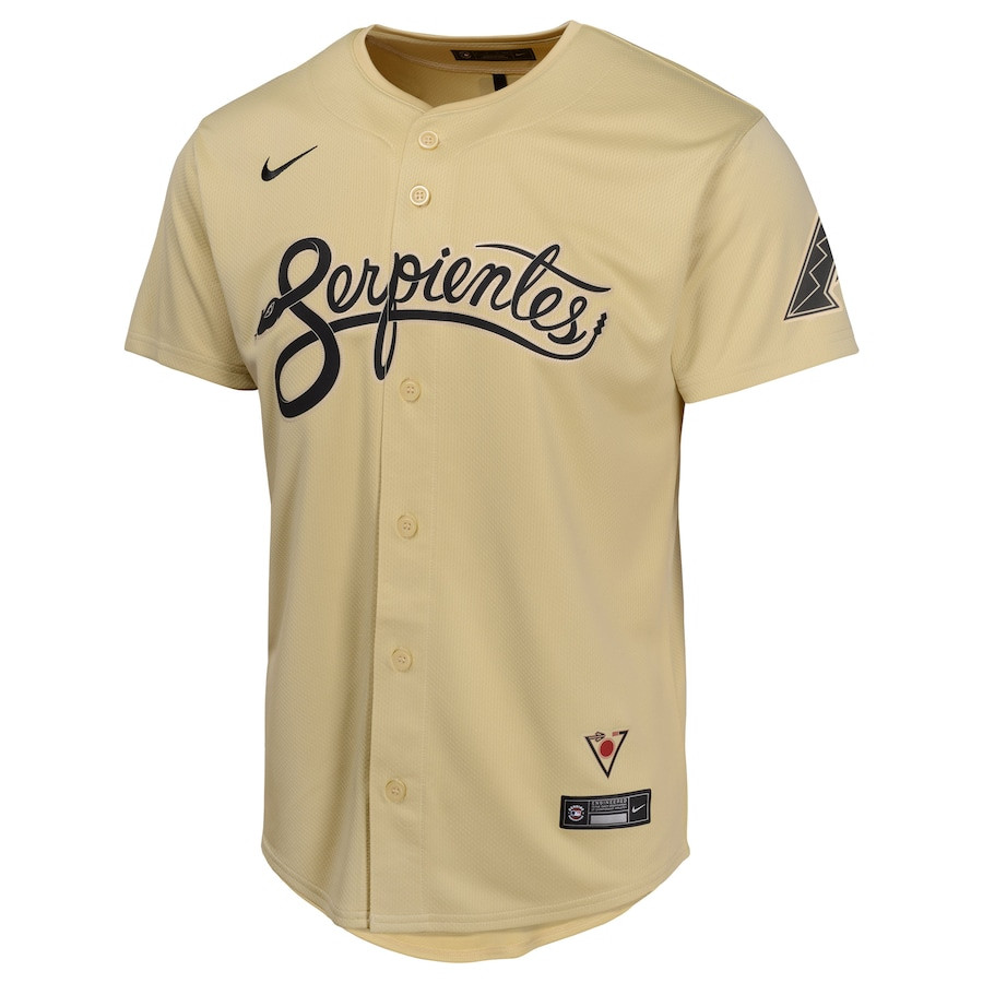 Alternative view of Arizona Diamondbacks City Connect Limited YOUTH Jersey - Sand