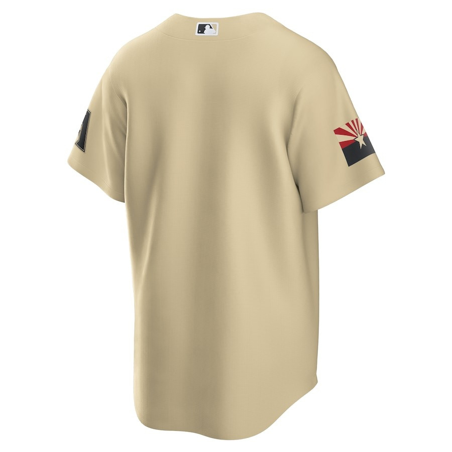 Alternative view of Arizona Diamondbacks City Connect Men Jersey - Sand