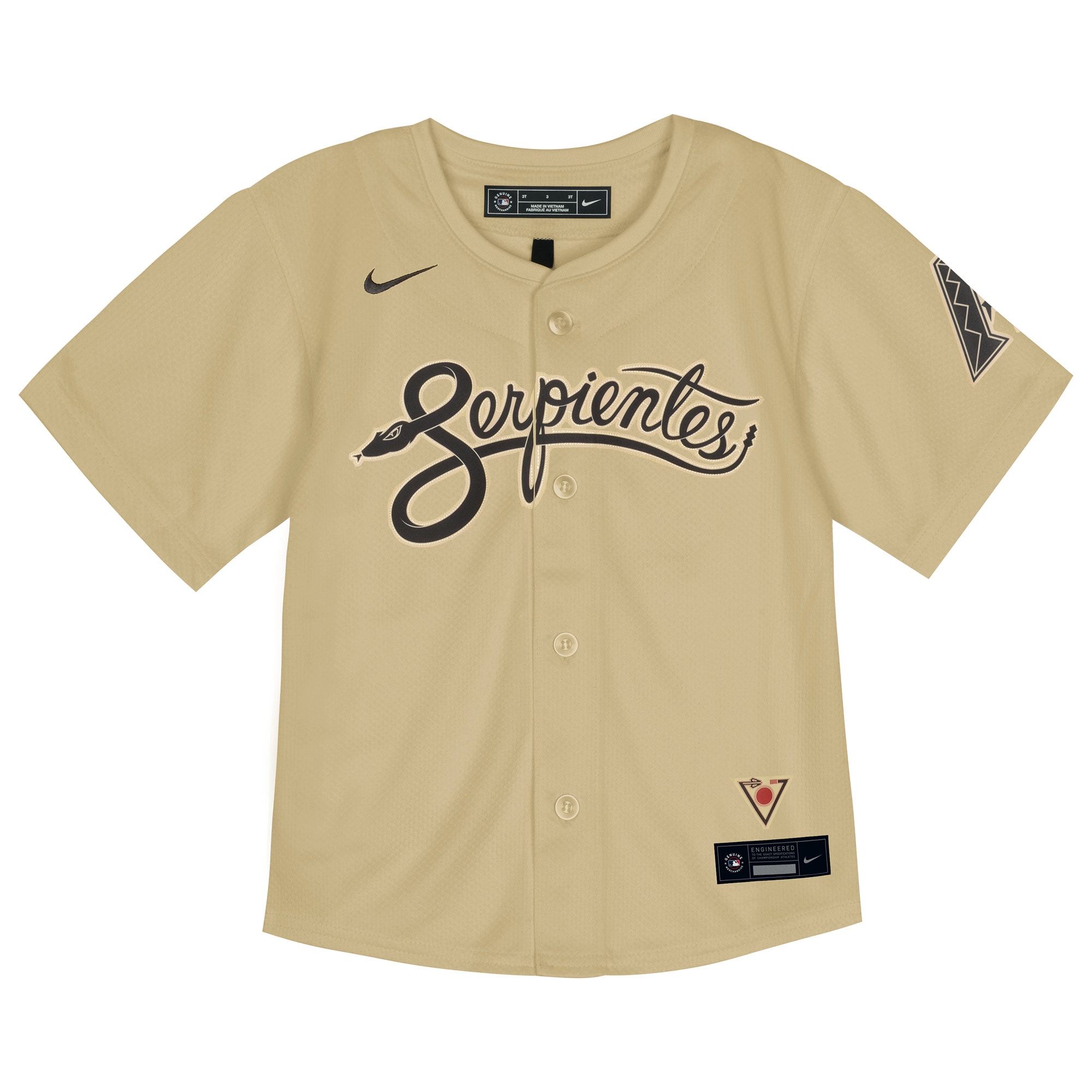 Alternative view of Arizona Diamondbacks Toddler City Connect Limited Jersey - Sand